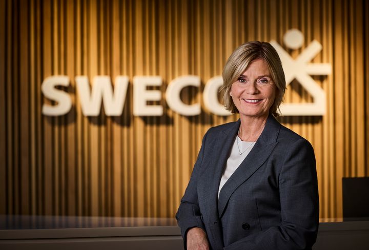 Sweco President and CEO Åsa Bergman, photo Måns Berg