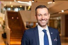 Porträtt av Fredrik Wallner, vd Sweco Sverige.