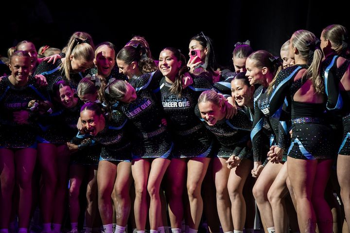 Gothenburg Cheer One Wildcats vann NM 2025.