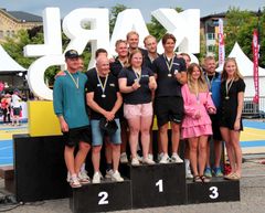 1:a VSK Svanen, 2:a Nyköping, 3:a Göteborg