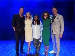 Peter Brynolf, Sara Haines, Whoopi Goldberg, Sunny Hostin, Jonas Ljung