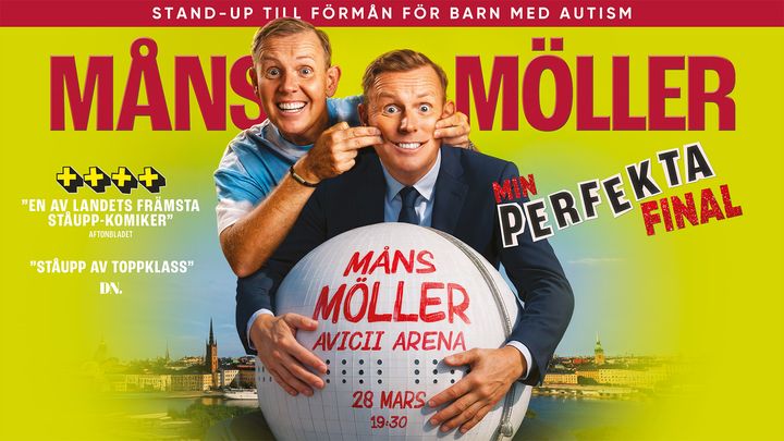 Måns Möller intar Avicii Arena 28 mars 2026 med Måns Möller - Min perfekta final!