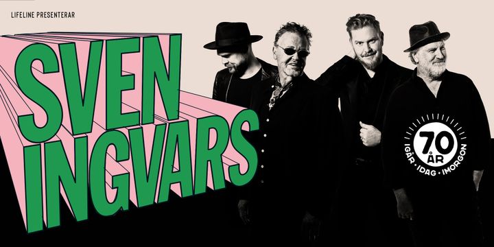Sven Ingvars firar sina första 70-år med stor jubileumsturné med start våren 2026!