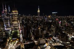 Earth Hour i New York, USA.