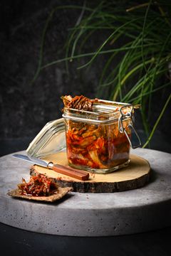 Vegansk asiatisk "sill" på ostronskivling