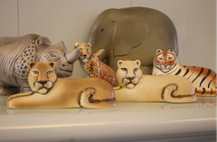 Lisas Larsons WWF figurer. Foto WWF