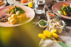 Påskbord med sill. Foto: Getty Images