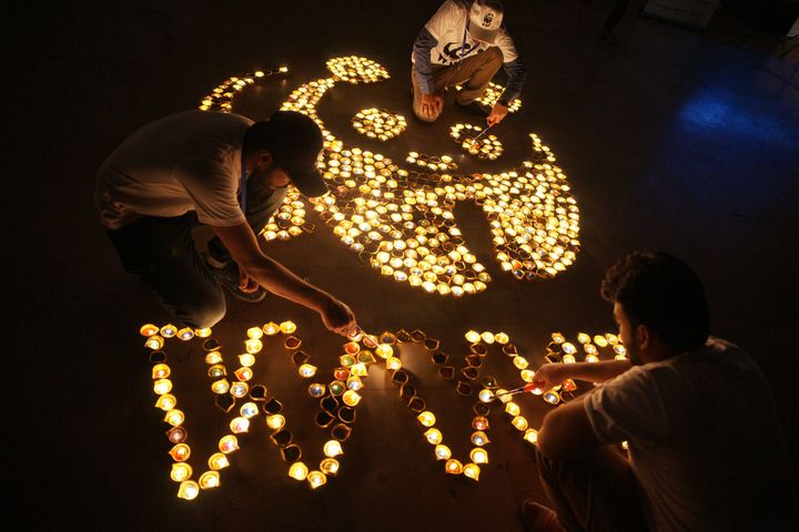 Earth Hour firande i Pakistan 2019. Foto: Taseer Mirza / WWF-Pakistan