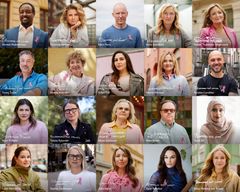 20 kända profiler designar rosa bandet 2023