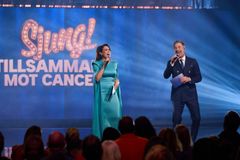 Jill Johnson och Tareq Taylor ledde Sjung tillsammans mot cancer för att samla in pengar till cancerforskningen