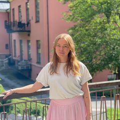 Frida Persson, evenemangskoordinator i Karlskoga