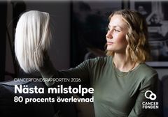 Cancerfondsrapporten 2026. Fotograf omslag: Sanna Percivall
