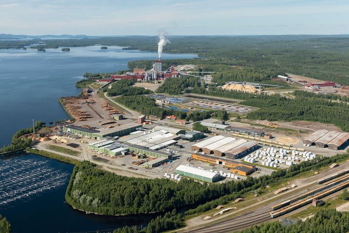 En av Stora Ensos anläggningar i Finland.