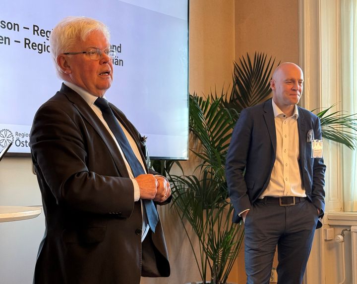 Jan Owe-Larsson (M), Region Östergötland och Tommie Ekered (M) Region Jönköpings län