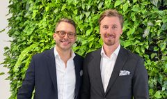 Gustaf Landin CEO, ISS Sverige och Markus Gunnarsson CCO, ISS Sverige