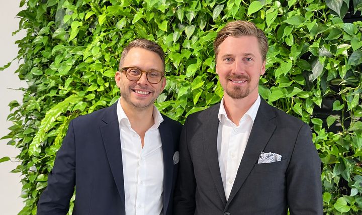 Gustaf Landin CEO, ISS Sverige och Markus Gunnarsson CCO, ISS Sverige
