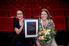 På bilden Nina Andersson och Carina Dolk Källkvist. Foto: Mats Andersson
