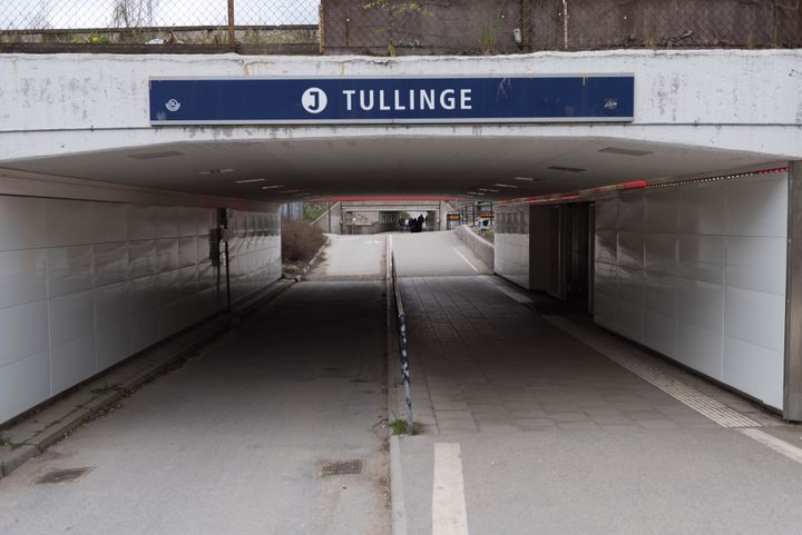 Tunnel till Tullinge station