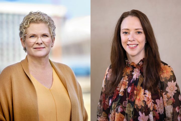 Finansborgarrådet Karin Wanngård (S) och miljö- och klimatborgarrådet Åsa Lindhagen (MP).