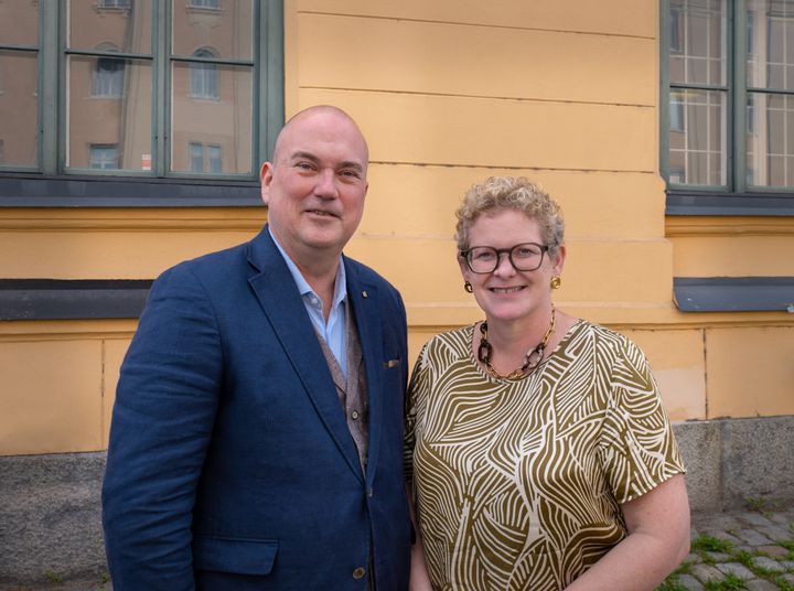 Magnus Hagberg och Karin Wanngård