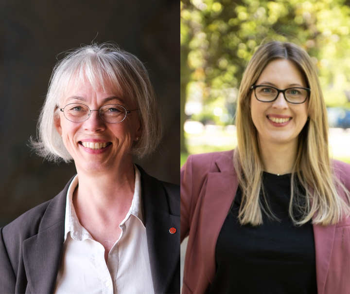 Torun Boucher (V) och Helene Öberg (MP)