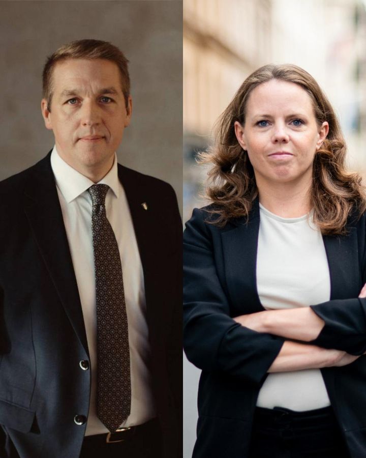 Arvid Vikman Rindevall och Alexandra Mattsson