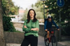 Åsa Lindhagen (MP), miljö- och klimatborgarråd Stockholms stad. Foto: Alexander Donka.