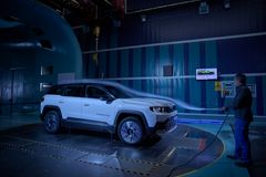 Nya Jeep Compass i vindtunnel