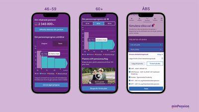 Nya startsidor och simulering av återbetalningsskydd på minPension
