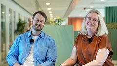 Linda Sporrek och Ivar Wahlstein. Foto: Romina Zomegnan