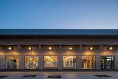 OKIDOKI has integrated art into the project with artist Juri Markkula, who allowed the "wind to catch" wooden window decorations, dissolving the forms in the artwork Windy. Photo: Åke E:son Lindman.