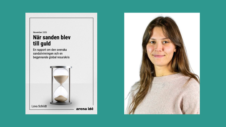 Rapporten om sand och rapportförfattare Lova Schildt