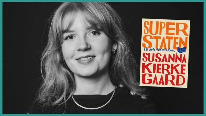 Författaren Susanna Kierkegaard och boken Superstaten