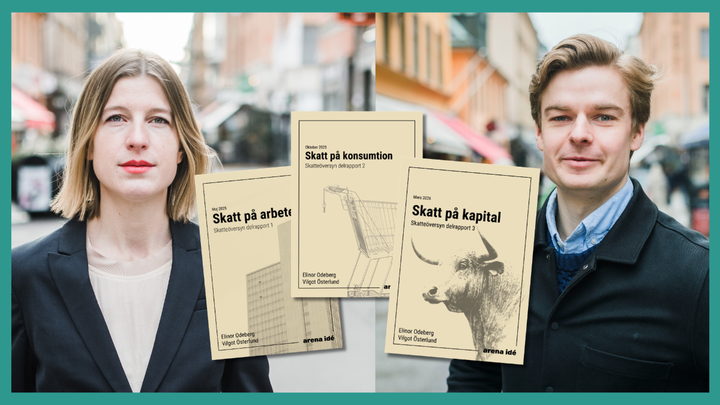 Elinor Odeberg och Vilgot Österlund från Arena Idé