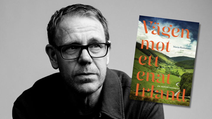 Författaren Martin Röshammar och boken Vägen mot ett enat irland
