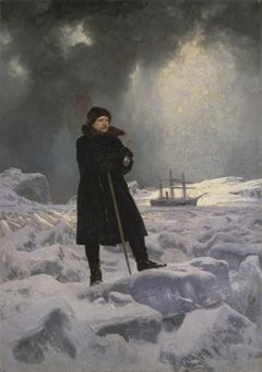 Porträtt av Adolf Erik Nordenskiöld målad av Georg von Rosen (1843 - 1923)