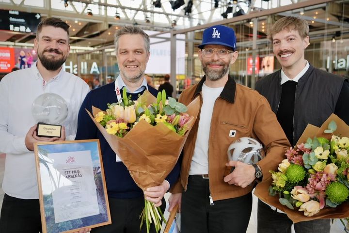 Vinnarna Glaspärlan 2026: Jesper van der Putten och Charlie Bergendal Scandifront, Morten Johansson och Måns Elmlund Dinell/Johansson