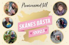 Idag offentliggör Magasinet för nittonde gången de nominerade i tävlingen Skånes Bästa. Hela 41 kandidater har nominerats i tretton olika kategorier.