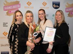 Åbygården Lantcafé vann Årets kafé i tävlingen Skånes Bästa 2025.