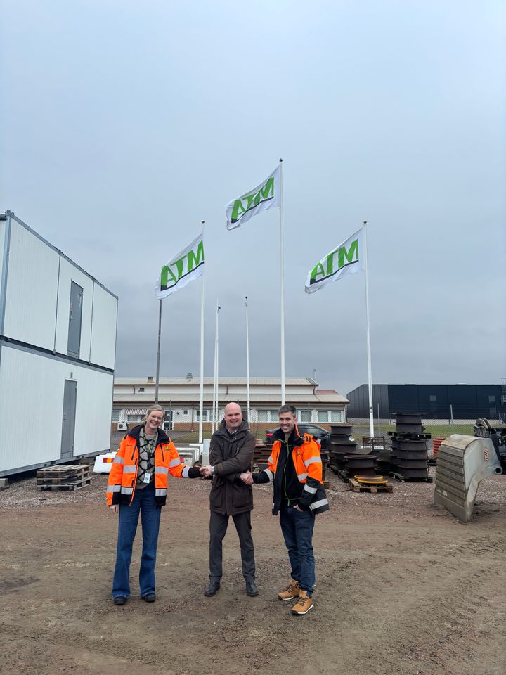 Handslag med Laholms Kommun