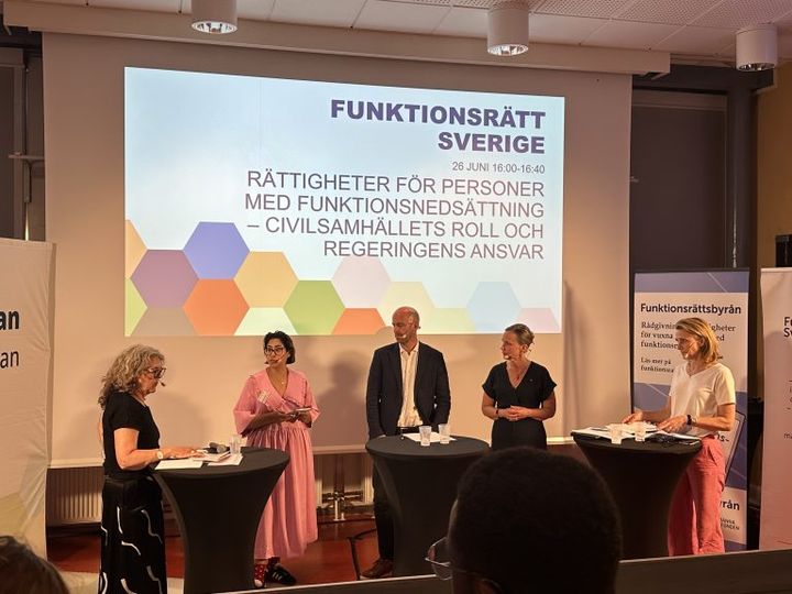 Bild från seminarium i Almedalen 2024