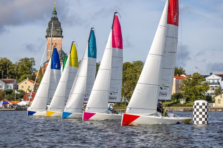 Allsvenska i segling avslutades 2023 i Strängnäs och inleds 2024 i samma stad. Foto: Daniel Stenholm