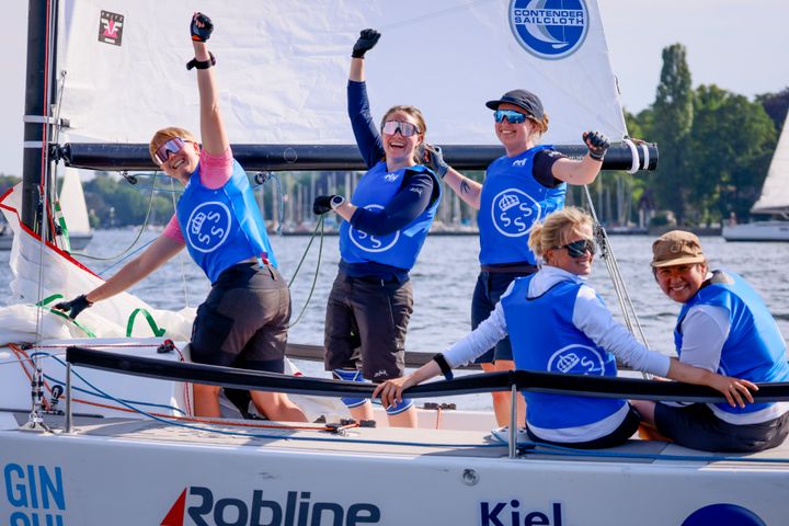 KSSS gjorde en stark tävling Womens Sailing Champions League. Foto: Sailing Energy
