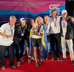 Team Pro4u VM-guld i havskappsegling ORC klass C. Firande prisutdelning.