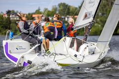 Arrangörsklubben Ekerö avancerar från 14:e till sjunde plats efter tredje deltävlingen. Foto: Daniel Stenholm