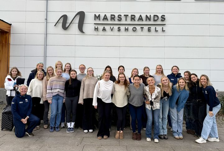 35 kvinnliga deltagre på tränarträffen i Marstrand i november.