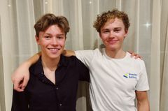 Henric Wigforss (tv) och Villiam Drakenberg. Foto Rebecca Netzler