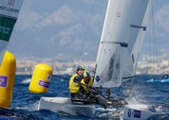 Emil Järudd/Hanna Jonnson leder i Palma. Foto: Sailing Energy