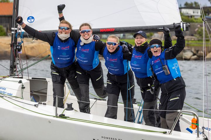 GKSS vann helgens deltävling i Allsvenskan Segling. Foto: Daniel Stenholm