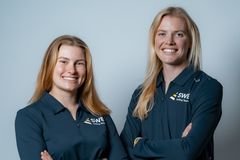 Ebba Berntsson och Vilma Bobeck. Foto: Sailing Energy